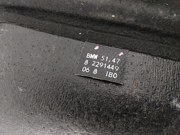 BMW 328i Trunk Cargo Spare Tire Carpet Cover