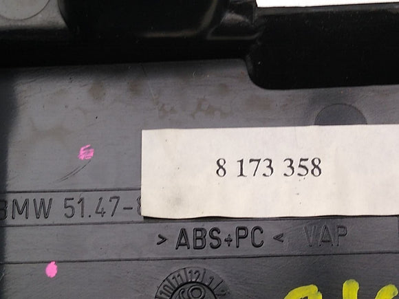 BMW 323i Passenger Right Rear Trunk Corner Pad Trim Panel