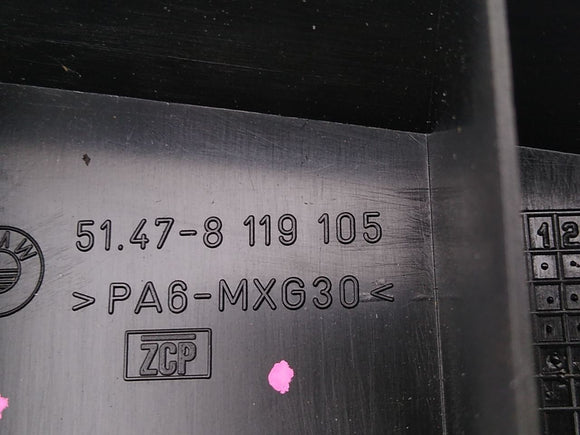 BMW 328i Battery Compartment Trim Cover