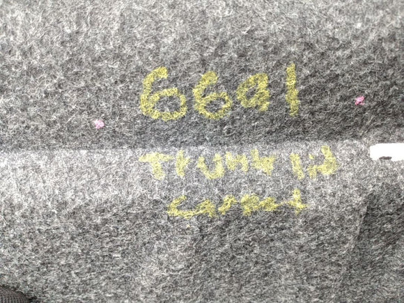 BMW 328i Trunk Lid Carpet Liner Trim