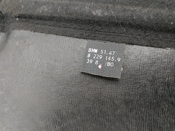 BMW 323i Trunk Cargo Spare Tire Carpet Cover