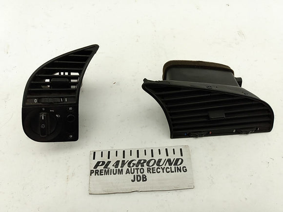 BMW 323i Pair Of Dash Air Vents & Headlight Switch