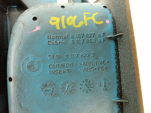 BMW 323i Front Floor Center Console Trim