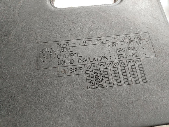 BMW 328i Driver Left Front Lower Dash Knee Trim Panel