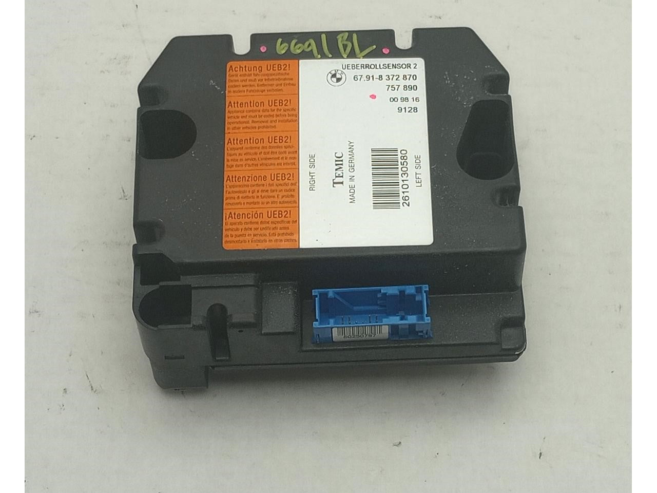 BMW 328i Rollover Sensor Module