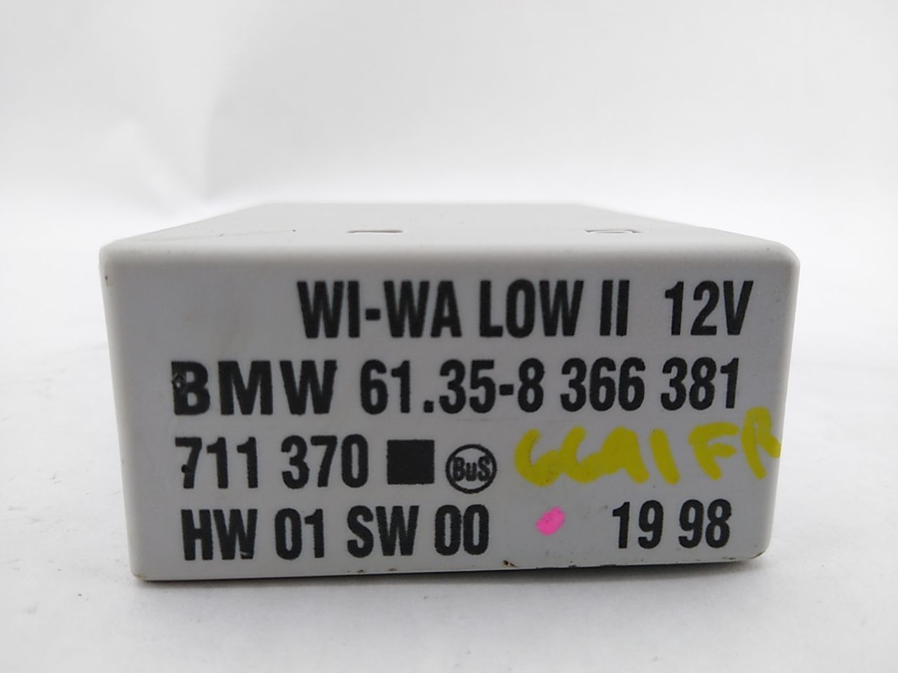 BMW 328i Windshield Wiper Washer Control Module