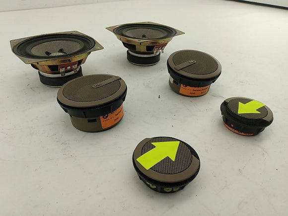 Pontiac Firebird Set Of 6 Audio Speakers