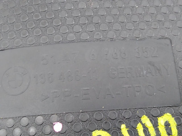 BMW 650i Trunk Floor Carpet