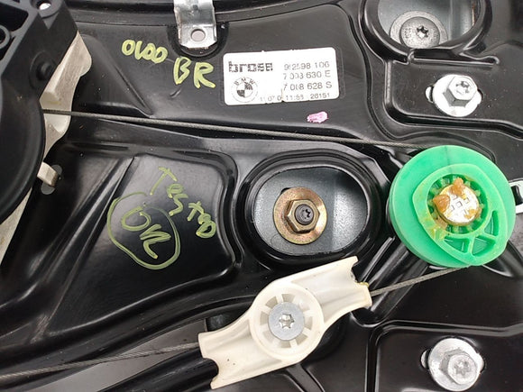 BMW 650i Passenger Right Rear Quarter Glass Window