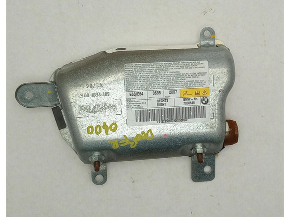 BMW 650i Passenger Right Front Door Airbag