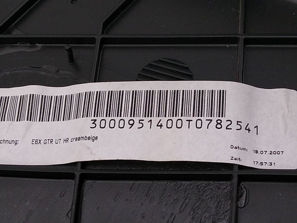 BMW 650i Passenger Right Rear Quarter Trim Panel