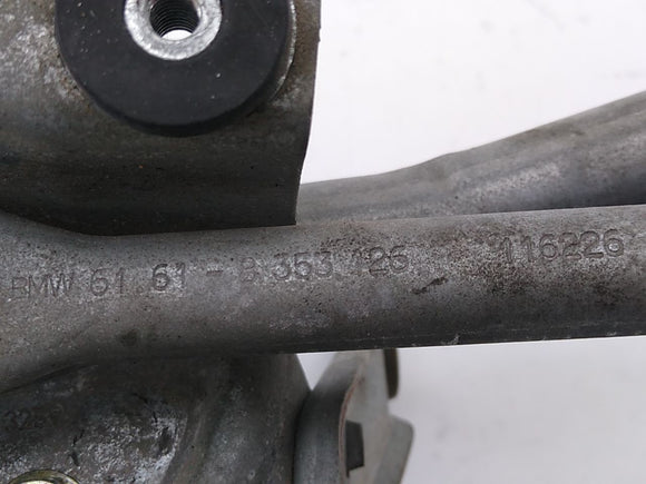 BMW 328i Front Windshield Wiper Transmission And Motor