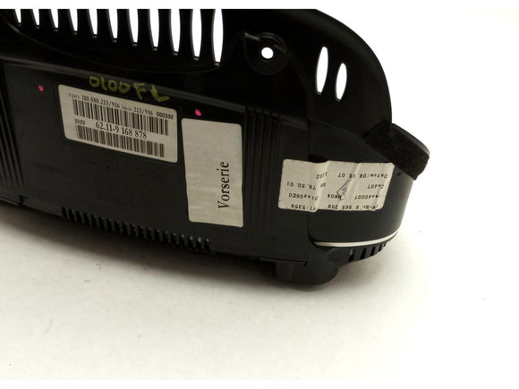 BMW 650i Instrument Cluster Speedometer