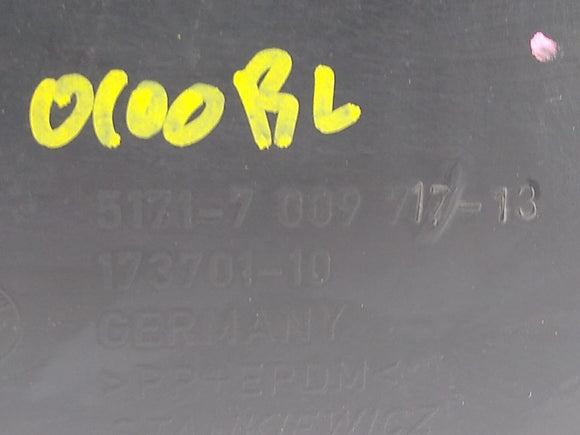 BMW 650i Driver Left Rear Inner Fender Liner