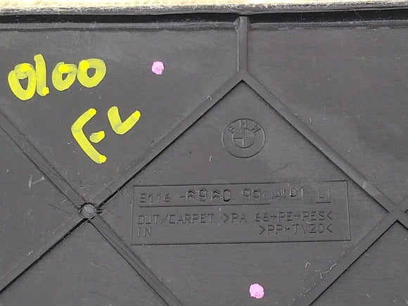 BMW 650i Pair Of Center Console Side Carpeted Trims