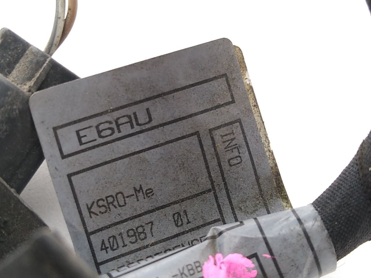 BMW 650i Rear Bumper Wiring Harness & Park Assist Sensors