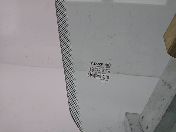 BMW 650i Passenger Right Front Door Window Glass