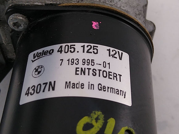 BMW 650i Front Windshield Wiper Transmission & Motor