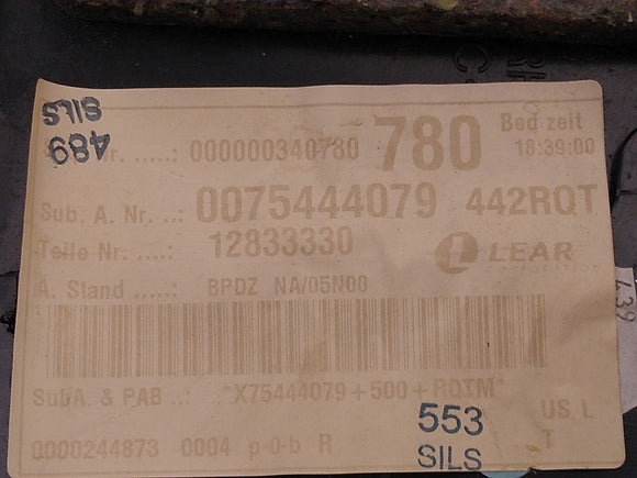 Saab 9-3 Driver Left Rear Quarter Panel