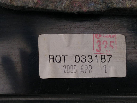 Saab 9-3 Passenger Right Rear Quarter Panel