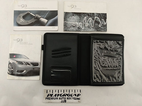 Saab 9-3 Owners Portfolio Manual Booklet