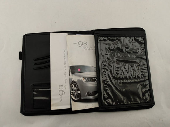 Saab 9-3 Owners Portfolio Manual Booklet