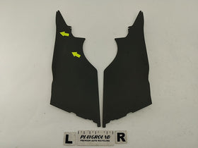 Saab 9-3 Pair Of Rear Center Console Side Trims