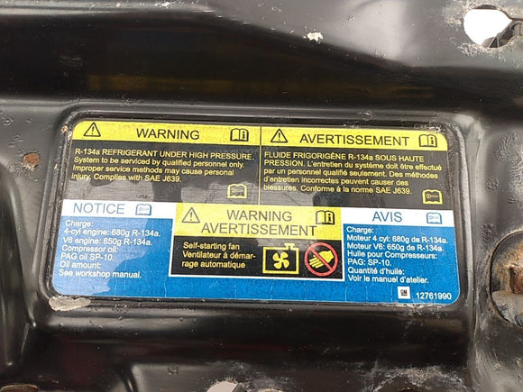 Saab 9-3 Radiator Core Support