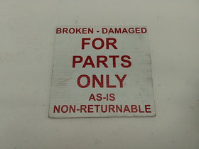 Saab 9-3 **AS IS** Front Windshield Wiper Transmission And Motor