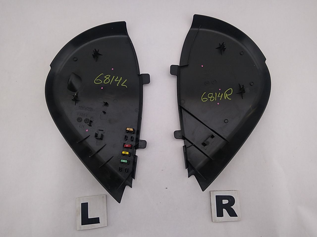 Saab 9-3 Pair Of Front Dash End Cap Cover Trims - 0
