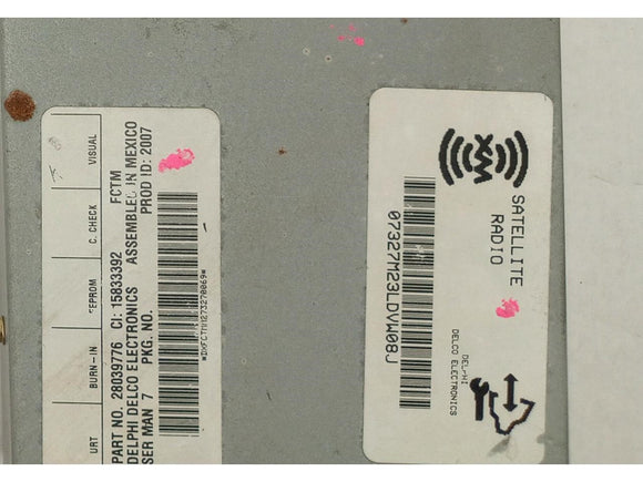 Saab 9-3 Satellite Radio Control Module