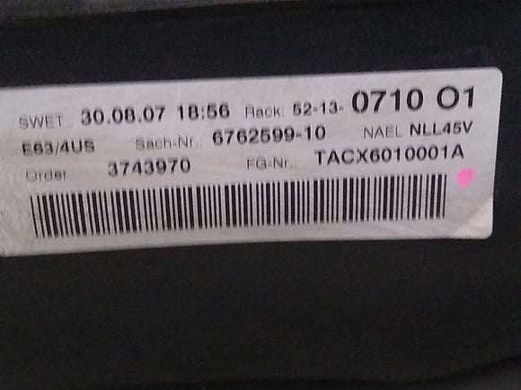 BMW 650i Fuel Gas Tank