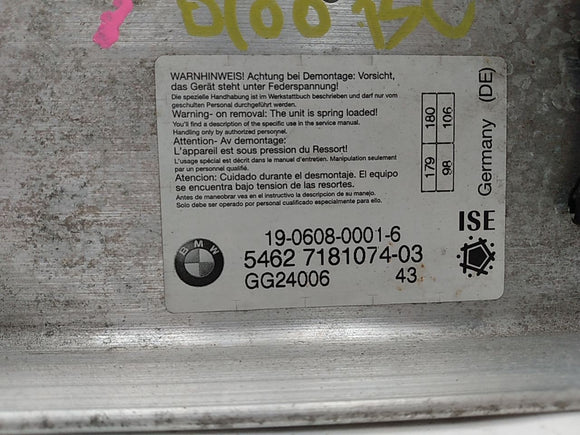 BMW 650i Rear Headrest Roll Bar Assembly