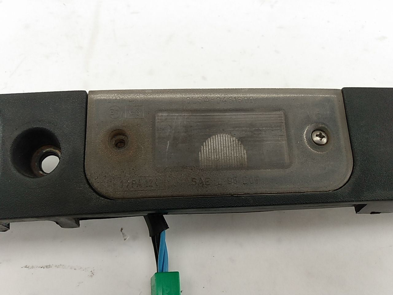 Saab 9-5 License Plate Lamp