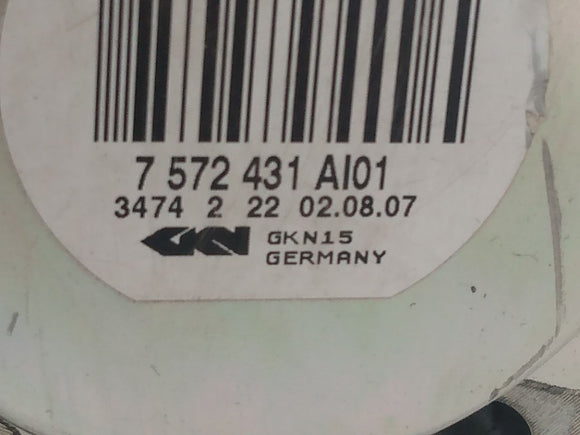 BMW 650i Driver Left Rear Axle Drive Shaft