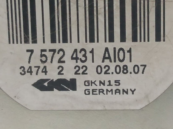 BMW 650i Passenger Right Rear Axle Drive Shaft