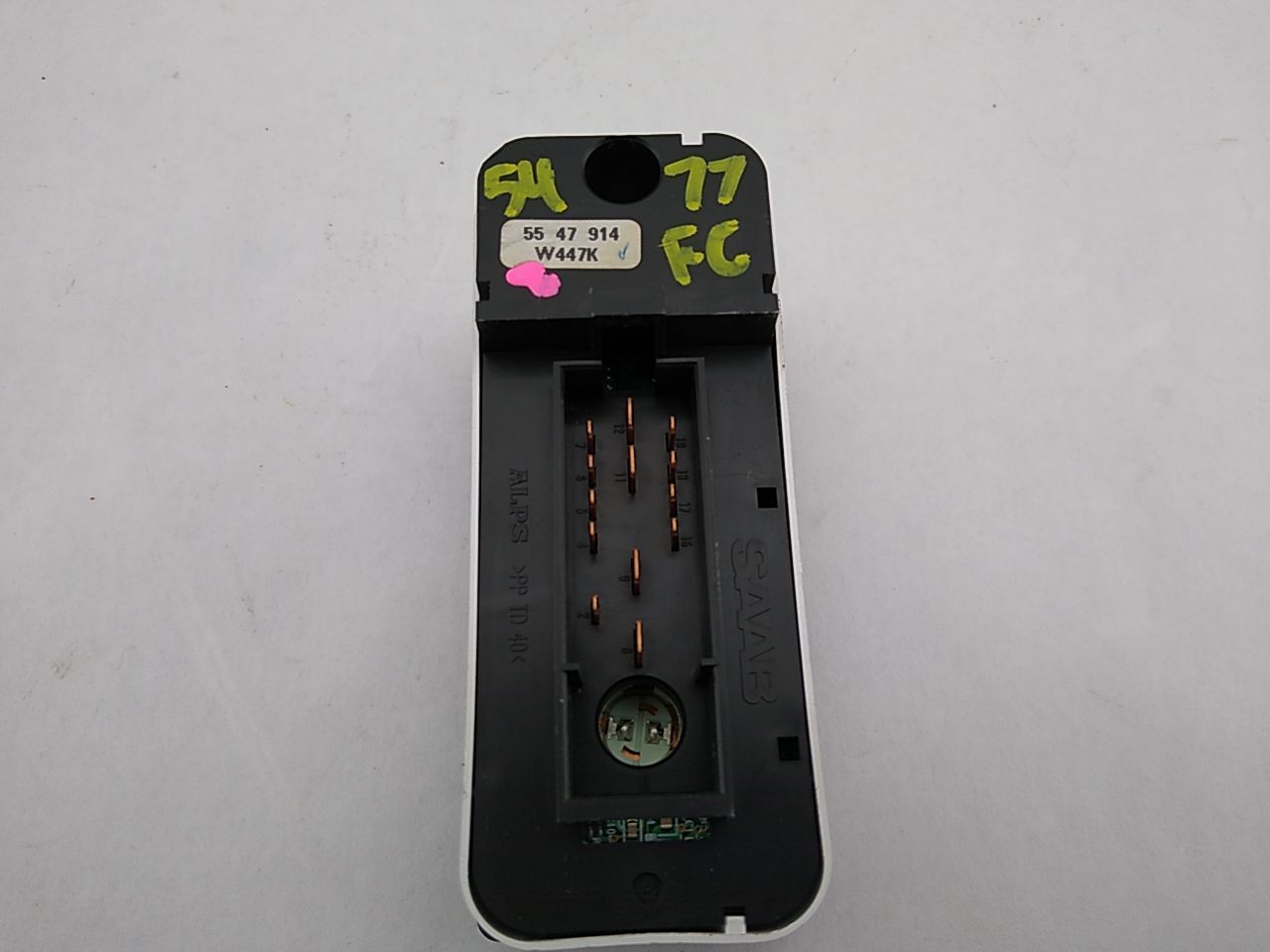 Saab 9-5 Front Center Master Power Window Switch - 0