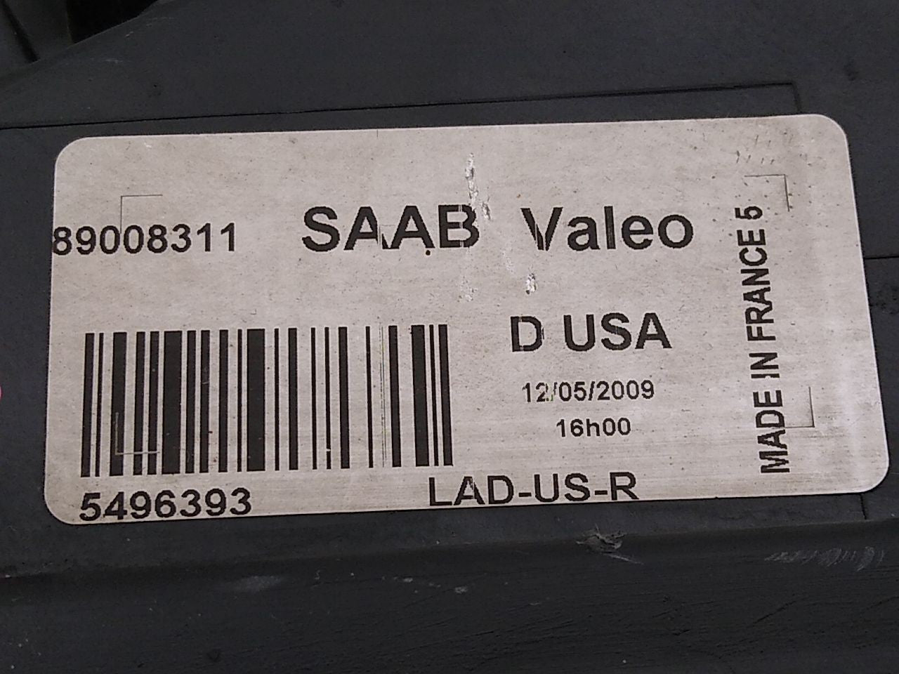 Saab 9-5 Passenger Right Headlamp