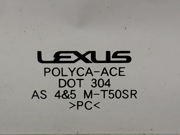 Lexus SC430 Rear Wind Screen Deflector Glass