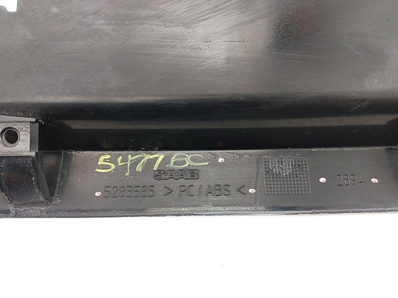 Saab 9-5 Trunk License Plate Holder Panel