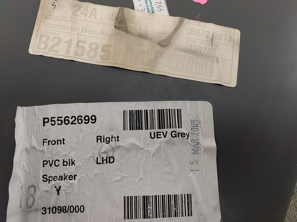 Saab 9-5 Passenger Right Front Door Trim Panel