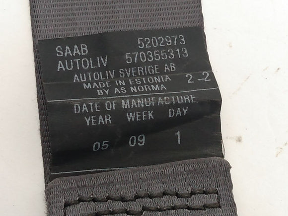 Saab 9-5 Set Of 3 Rear Seat Belt Retractors