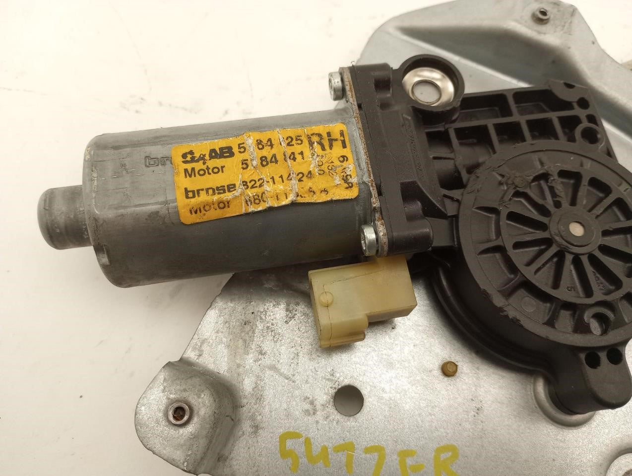 Saab 9-5 Passenger Right Front Door Window Regulator