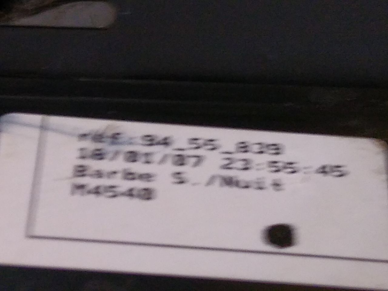 Saab 9-3 Passenger Right Front Power Seat Track Base
