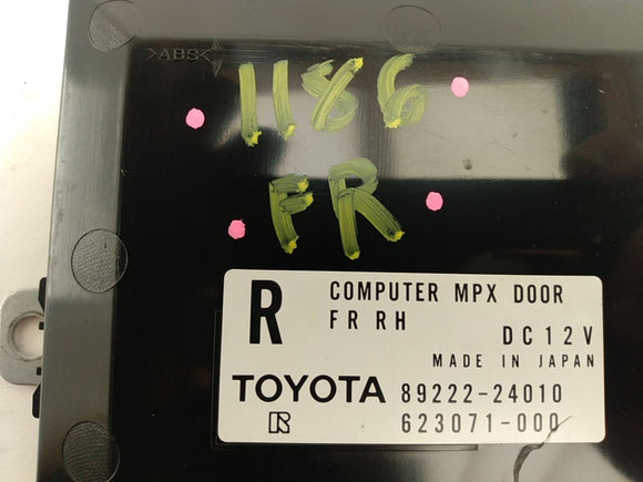 Lexus SC430 Passenger Right Multiplex Network Control Module