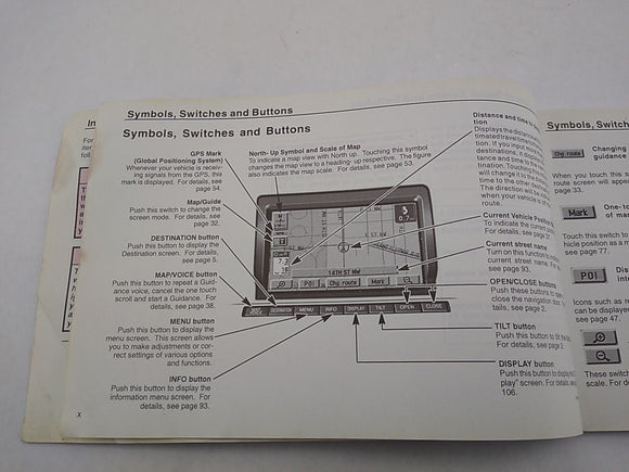 Lexus SC430 Owner's Manual Booklet