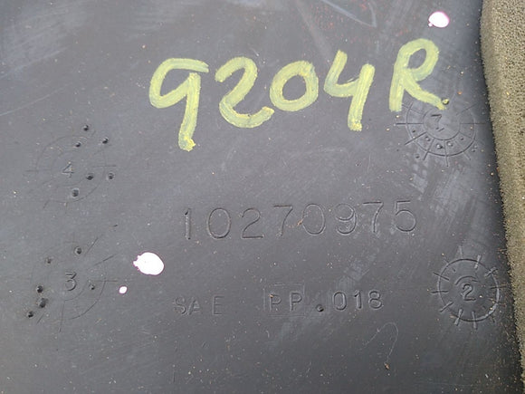 Chevrolet Camaro Passenger Right Front Lower Dash Trim Panel