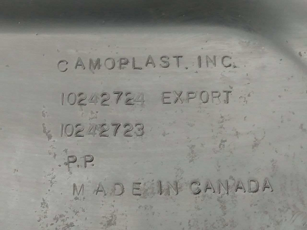 Chevrolet Camaro Lower Radiator Baffle