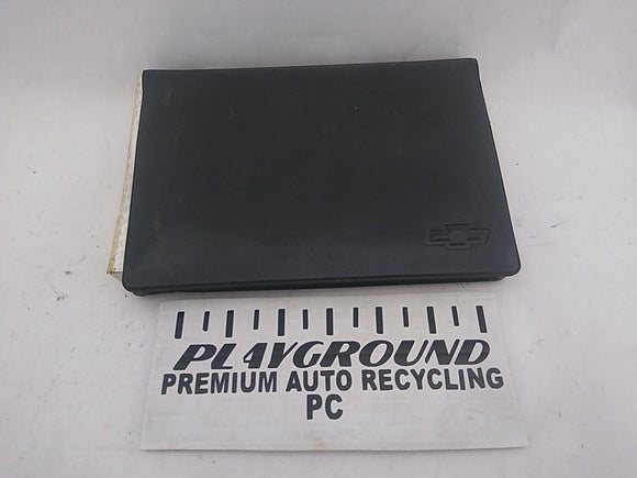 Chevrolet Camaro Owner's Manual Booklet