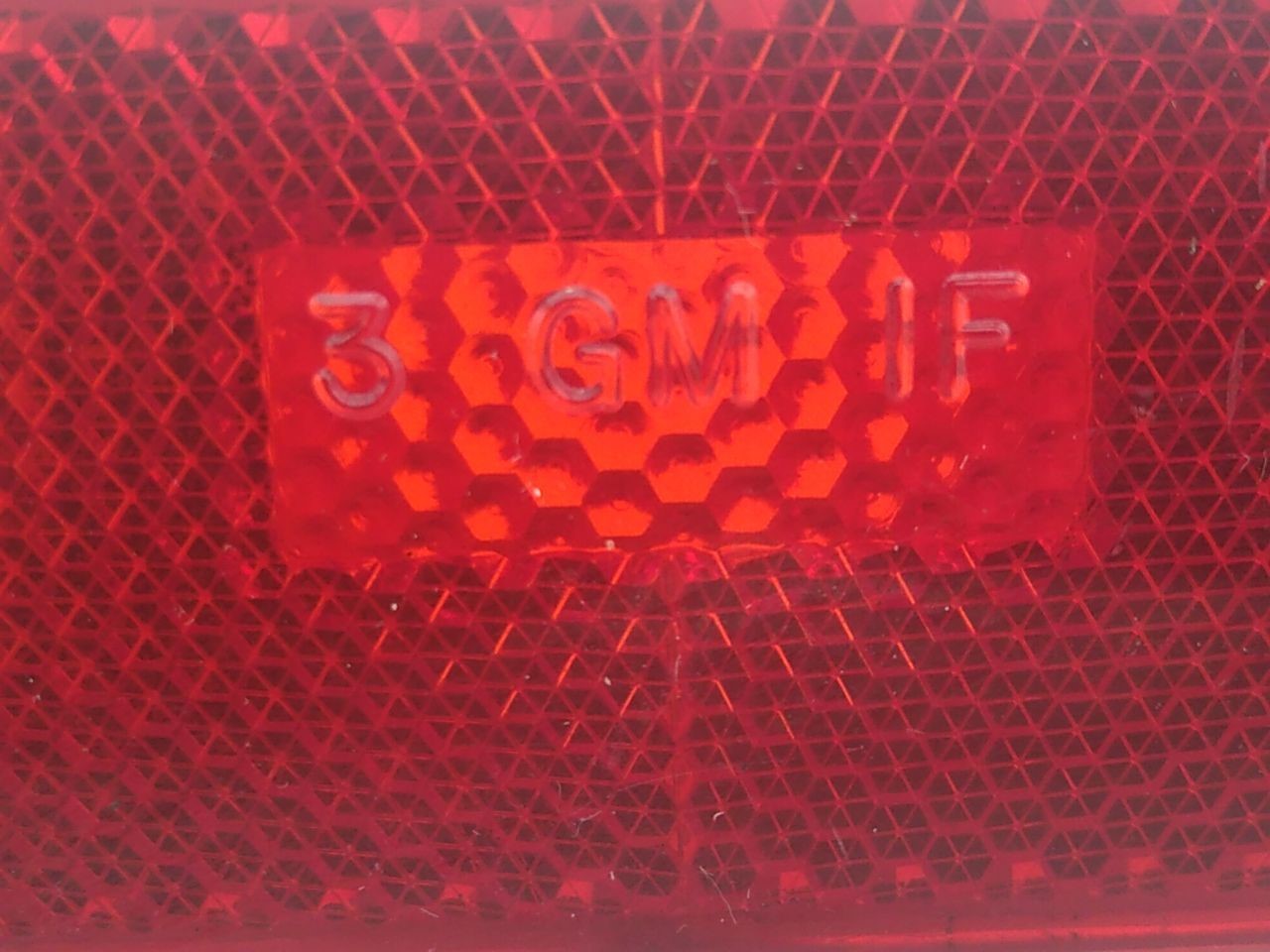 Chevrolet Camaro Pair Of Rear Side Marker Reflectors